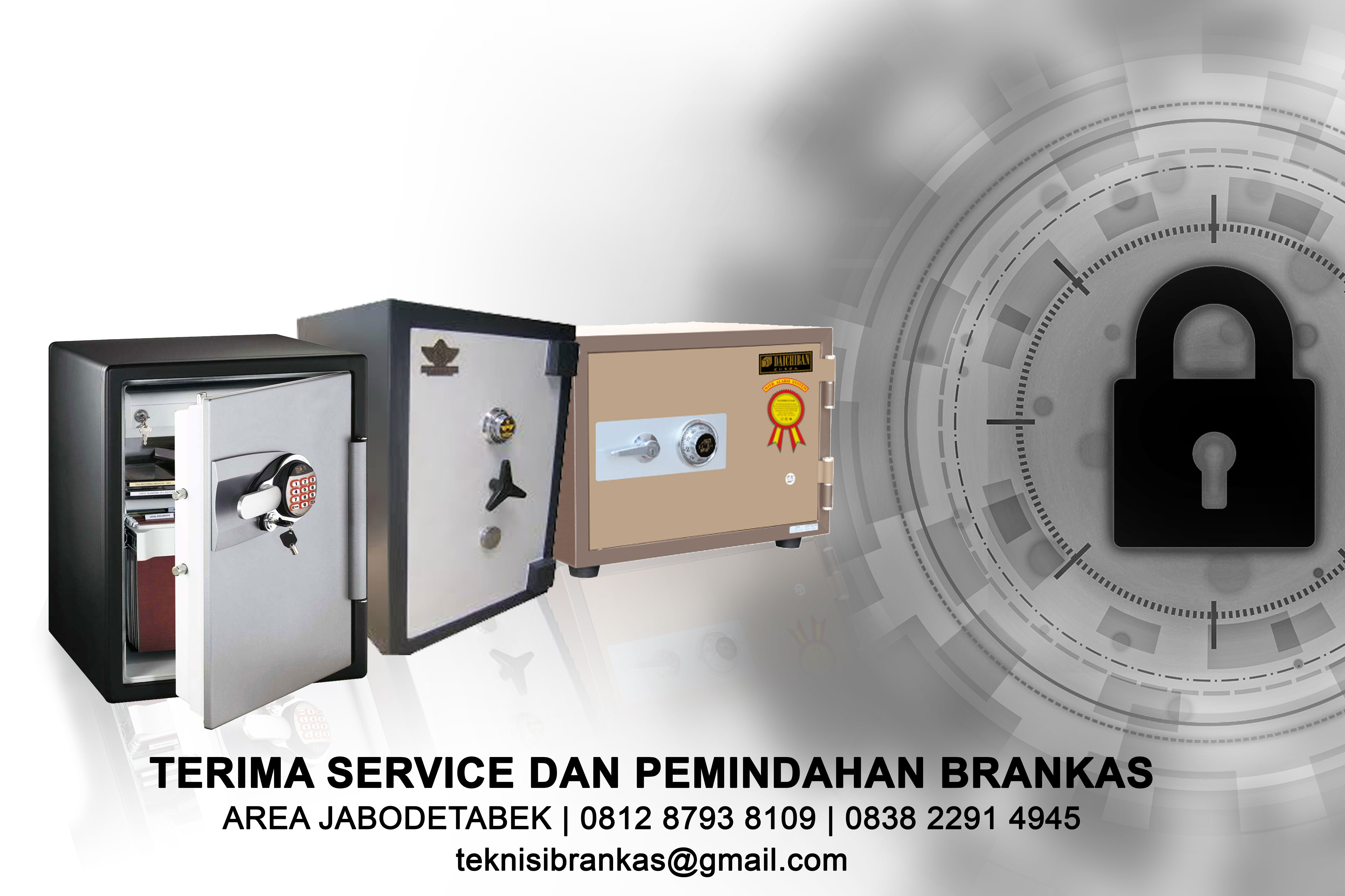 terima service dan pemindahan brankas